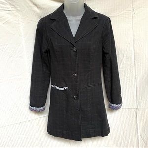 Free People Plaid Coat